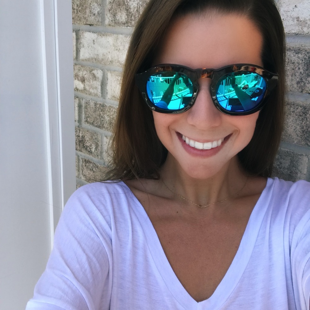 DIFF Blue Reflective Sunglasses 🕶